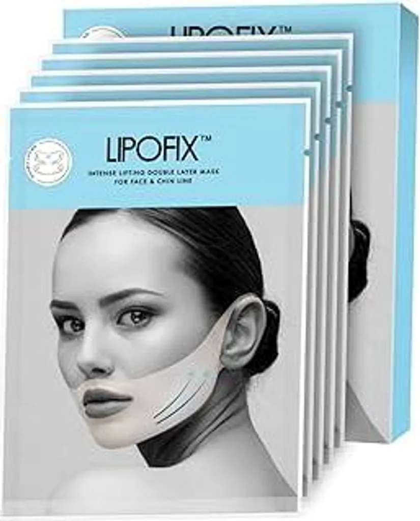 Lipofix Maschera Viso V-Line: Trattamento Intensivo Modellante 5 Pack
