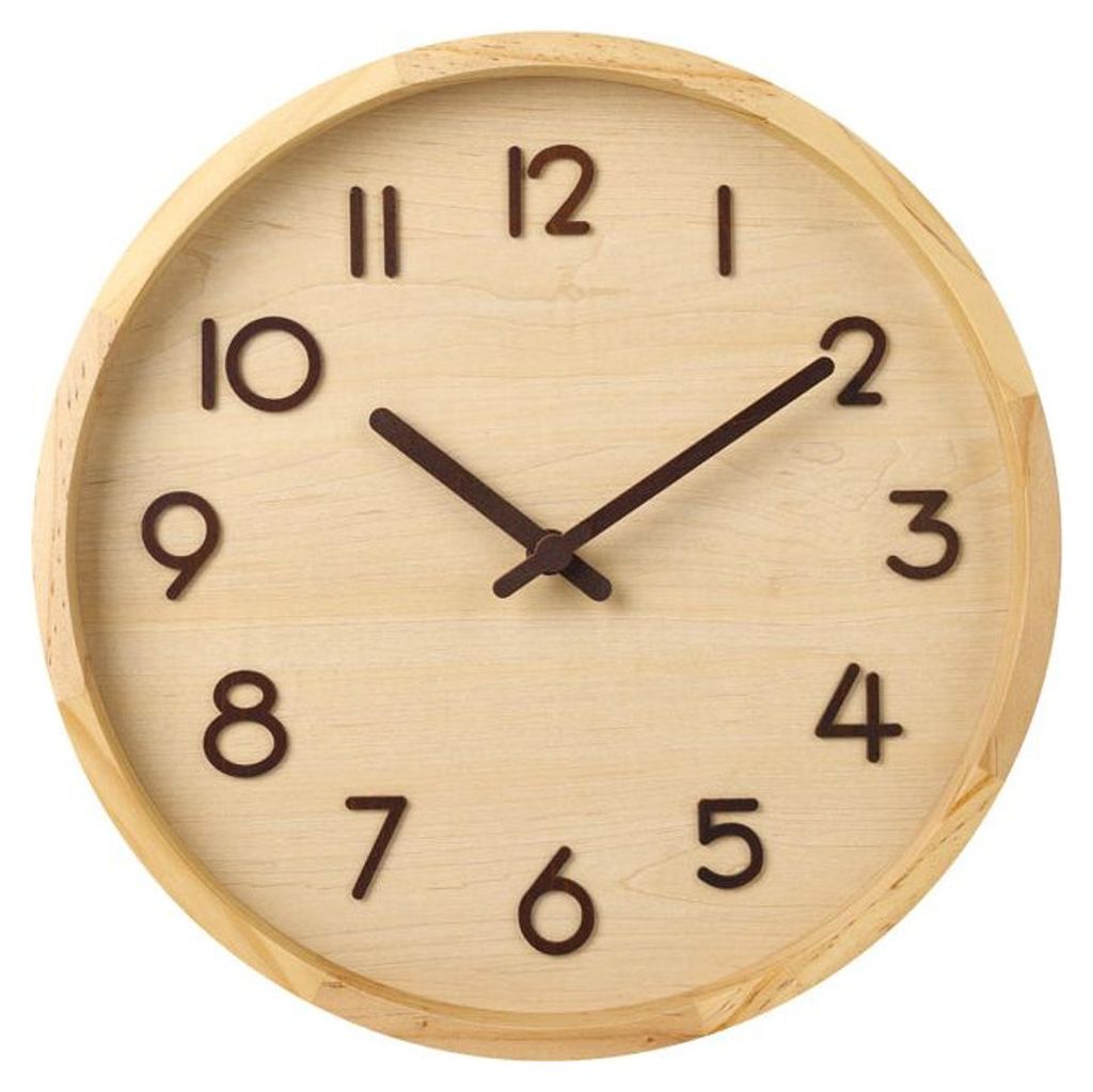 SensaHome Wandklok Porto – Moderne ronde klok met cijfers – Productafbeelding 