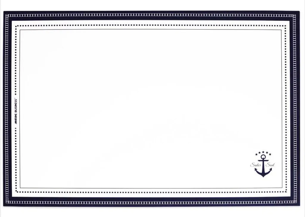 Nappe de Protection Marine Business pour Table de Bateau et Jardin