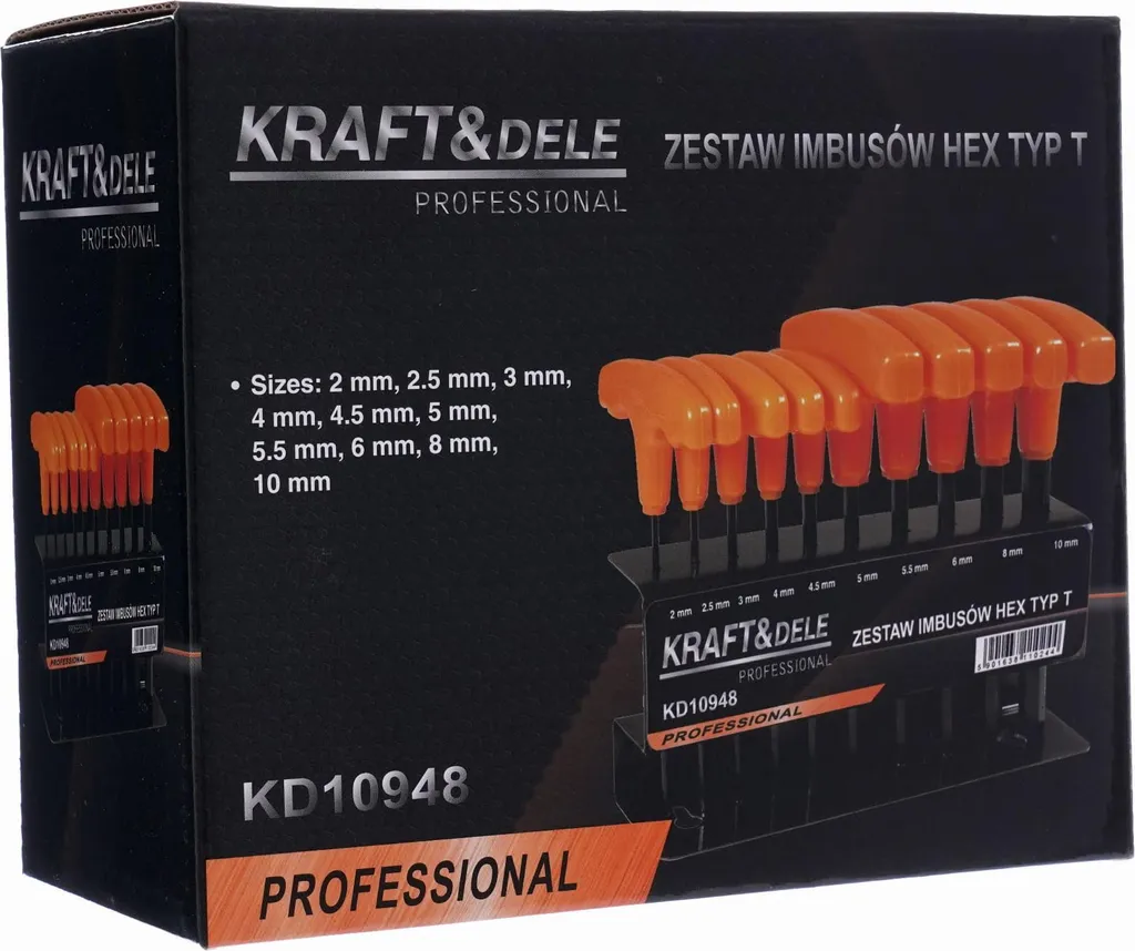 Jeu de clés Allen Kraft&Dele KD10948 pour débloquer les vis difficiles - 2