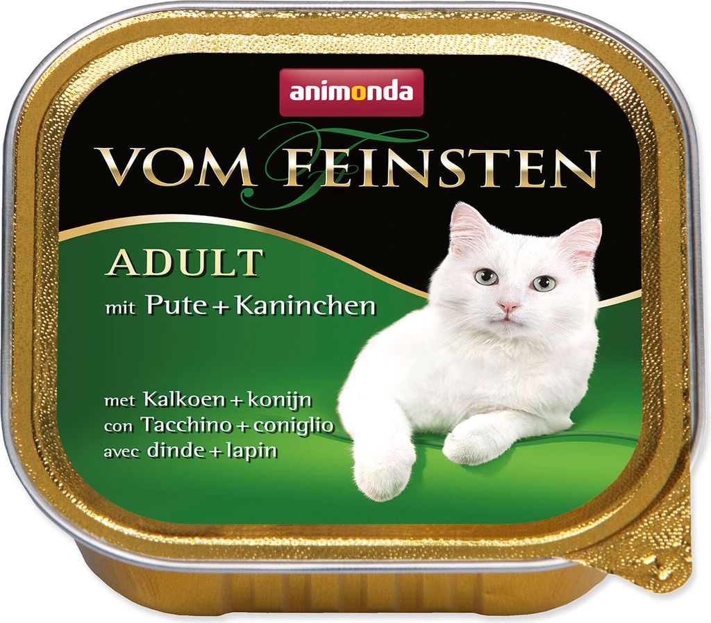 Animonda Vom Feinsten Classic Adult Indyk i Królik 100g - Mokra Karma dla Kota