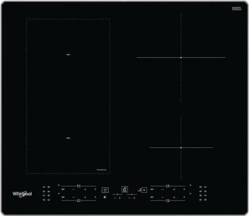 Plaque Induction 4 Zones Whirlpool WL B5860 AL Noir 60 cm Encastrable