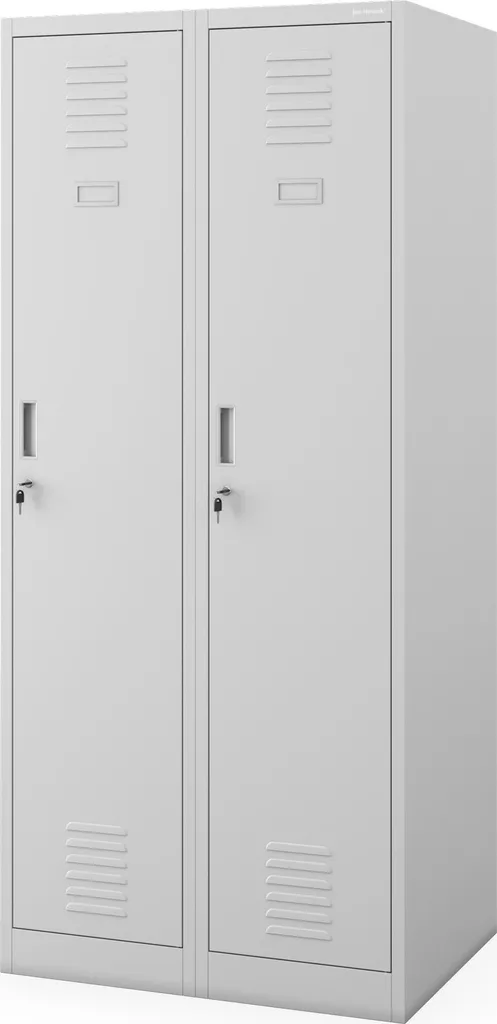 Armoire métallique KACPER D600 800x1800x600 mm - Gris de Jan Nowak