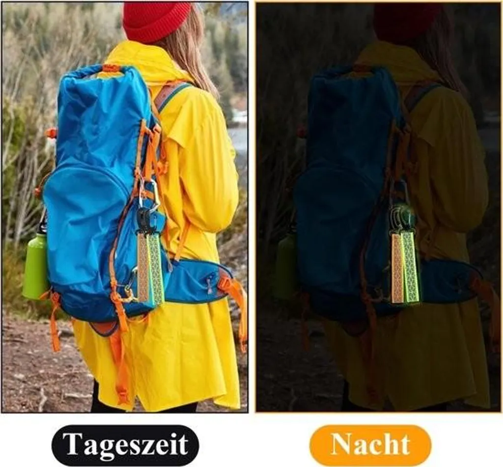 Supports Réfléchissants pour Cyclisme et Escalade - Pack de 6 Sécurité