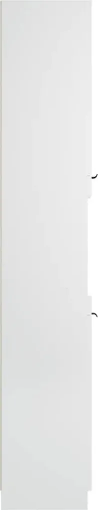 Maison Exclusive Mobile Bagno Alto Bianco 32x34x188,5 cm | Salvaspazio Casa - 9