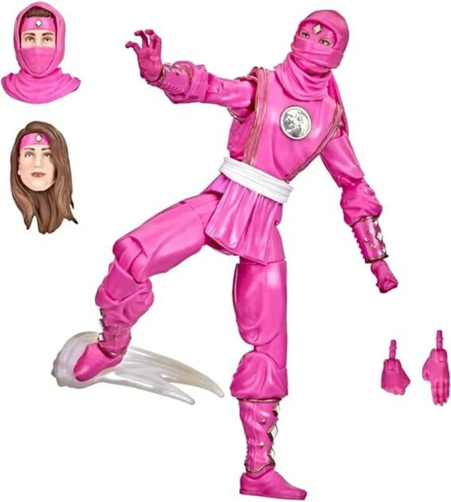 Figurine Power Rangers Mighty Morphin Ninja Ranger Pink Lightning Collection