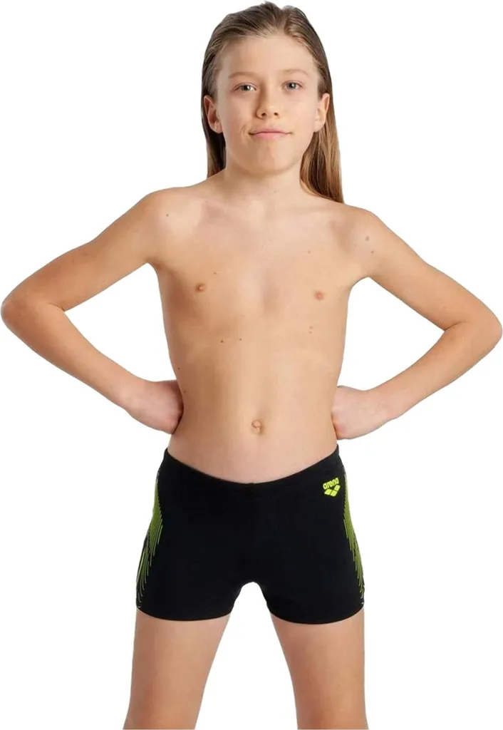 Maillot de bain de natation Arena noir pour fille et garçon 6-7 ans