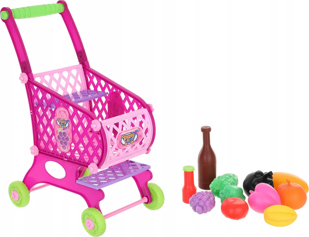 Jouet d'imitation supermarché LT356 avec chariot de courses et aliments - 3