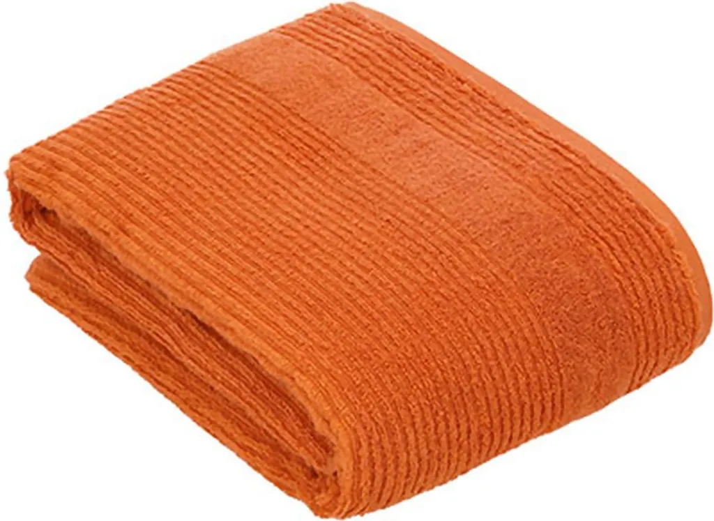Telo Doccia Vossen Domani 100x150 Arancione - Resistente e Morbido