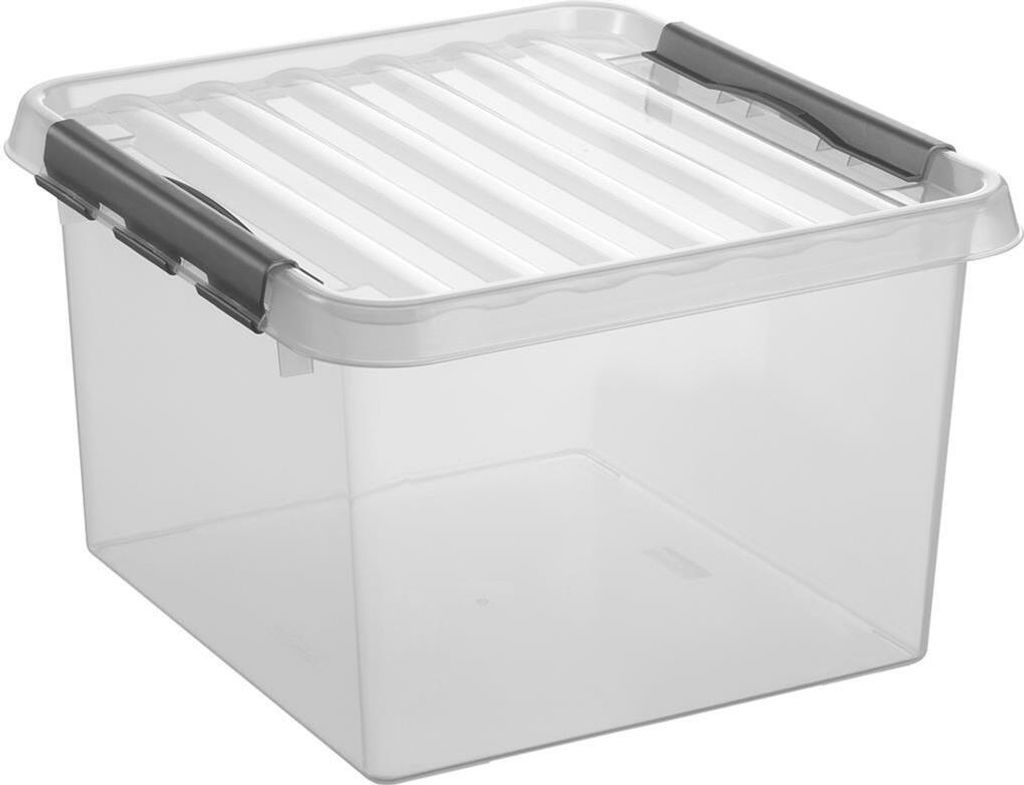 Sunware Aufbewahrungsbox 26L transparent 40 x 40 x 26 cm Produktbild 