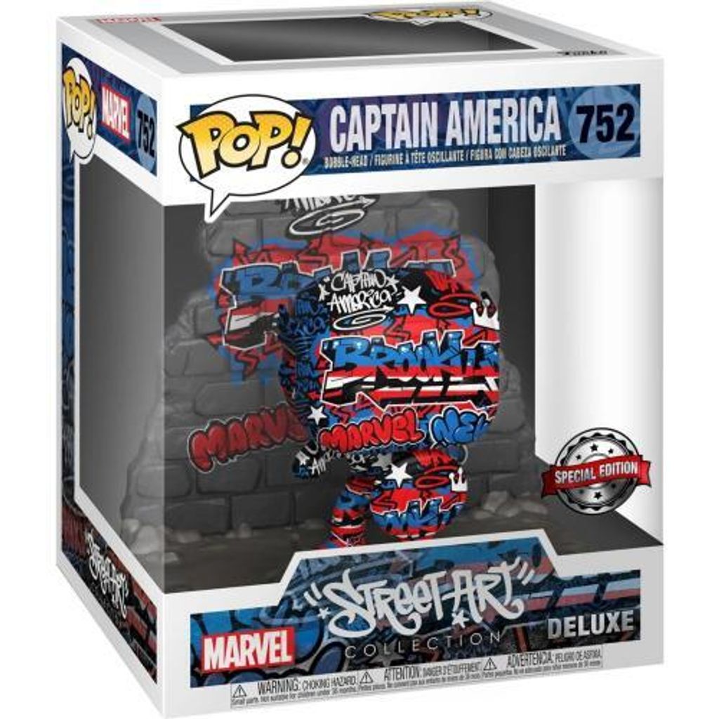 Marvel Captain America - Street Art Collection 752 Special Edition - Funko Pop! - Vinyl Figur