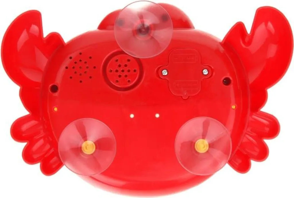 Machine à bulles crabe automatique jouet de bain musical sans BPA - 3