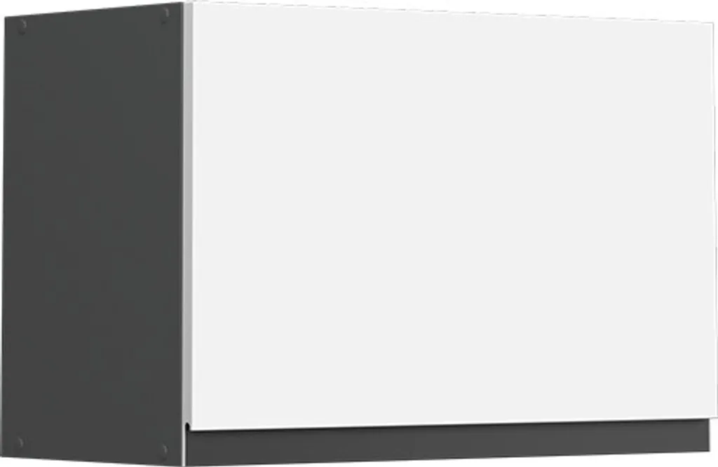 Vicco pensile da cucina R-Line, 60 cm Forma a J, piatta, Bianco/Antracite