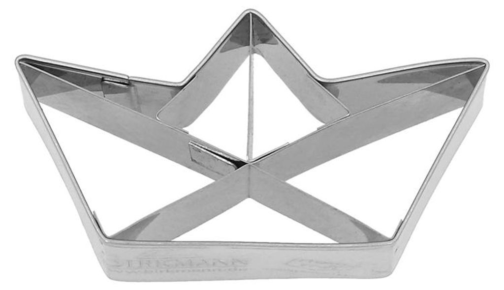 BIRKMANN Ausstechform Papierboot 7,5cm, Edelstahl, Produktbild 