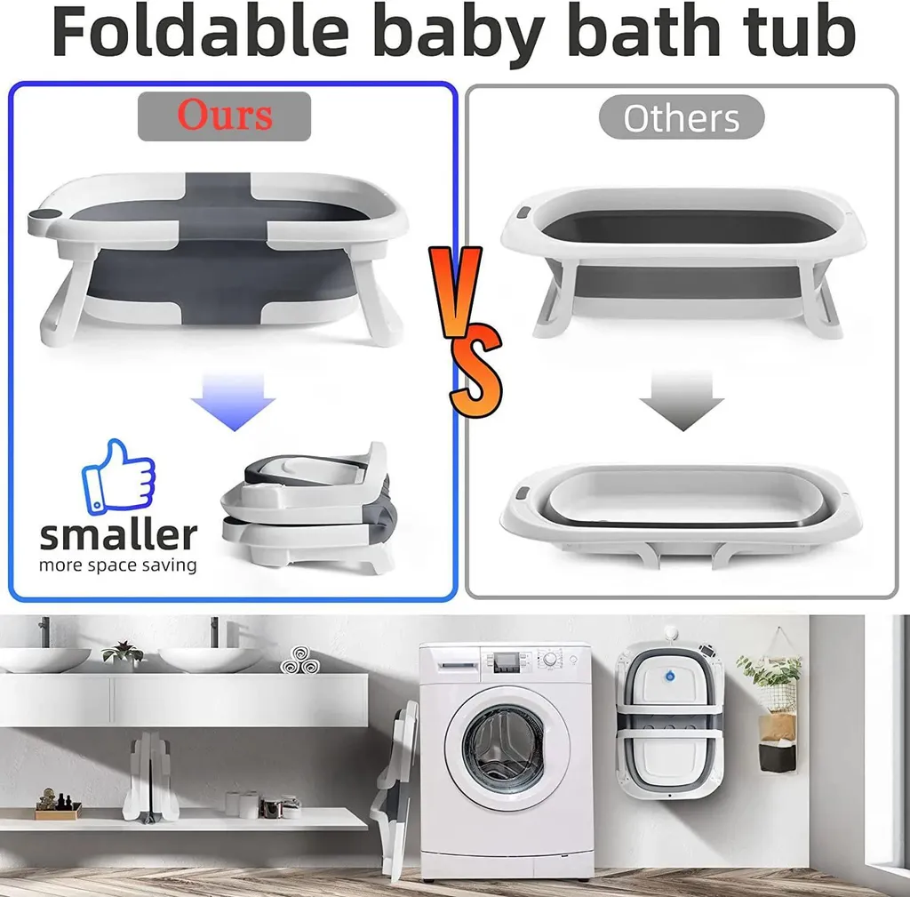 Baignoire bébé 25-36 mois blanche en PP pour un bain sécurisé et ludique