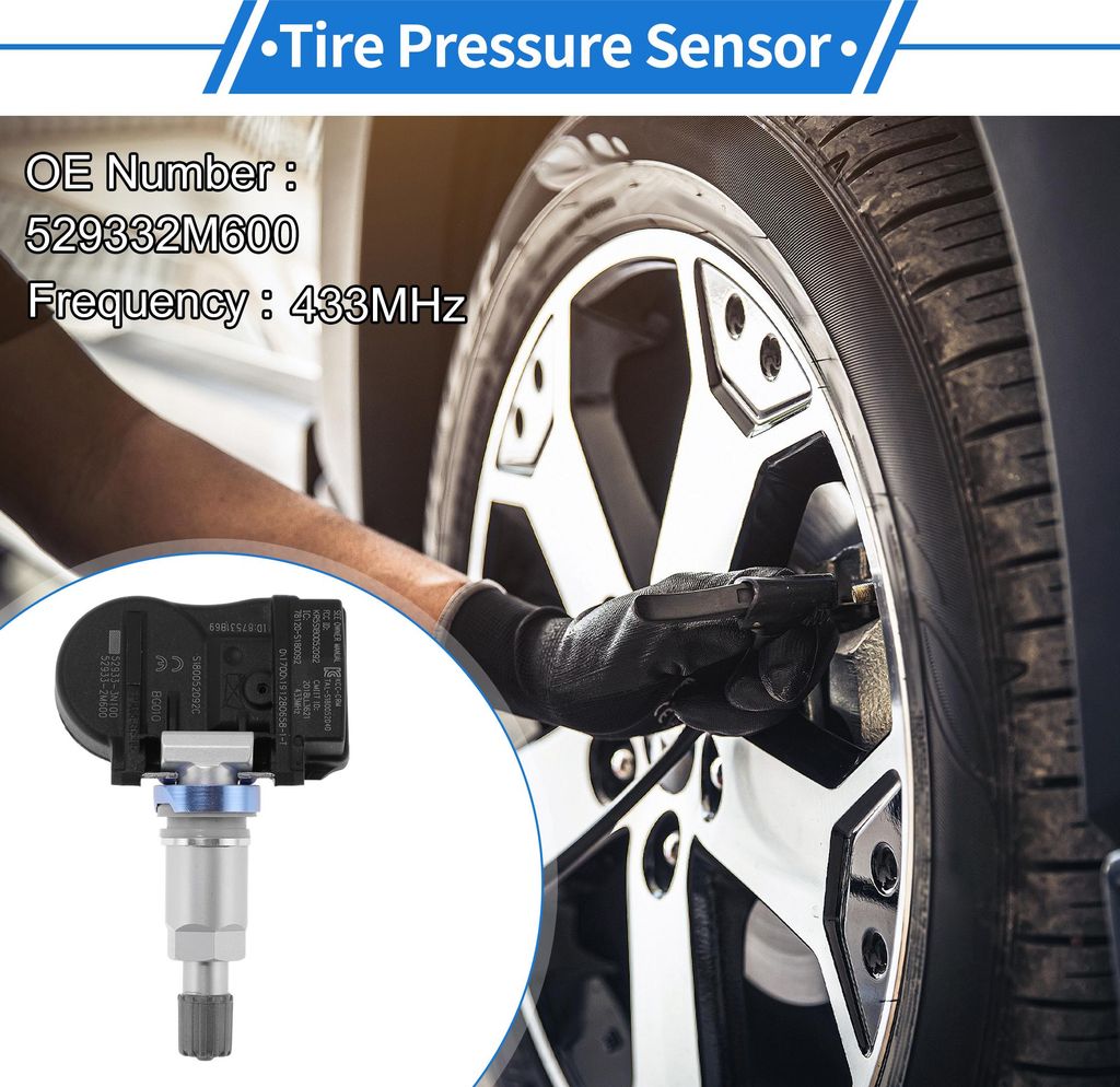 Reifendrucksensor TPMS Sensor 433MHz Nr.529332M600 Für Hyundai I30 (GD) 2014-2016