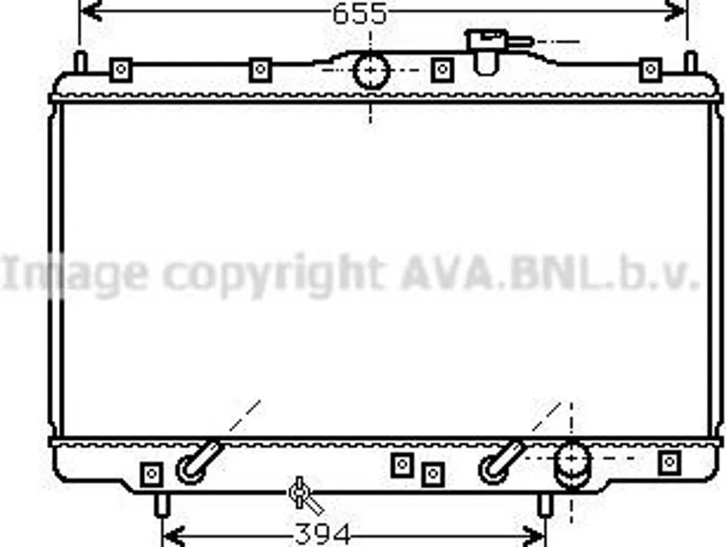 Refroidisseur Moteur Haute Densité AVA HD2094 OE 19010P1EE51 Fiable