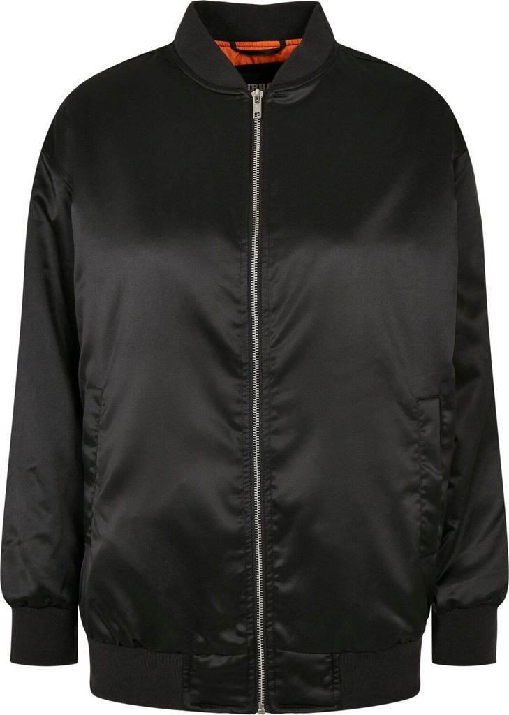 Urban Classics Ladies - SATIN BOMBER Oversized Jacke - XS