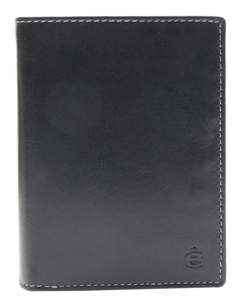 Esquire echt Leder Geldbörse Portemonnaie mit RFID Schutz & Cardsafe schwarz