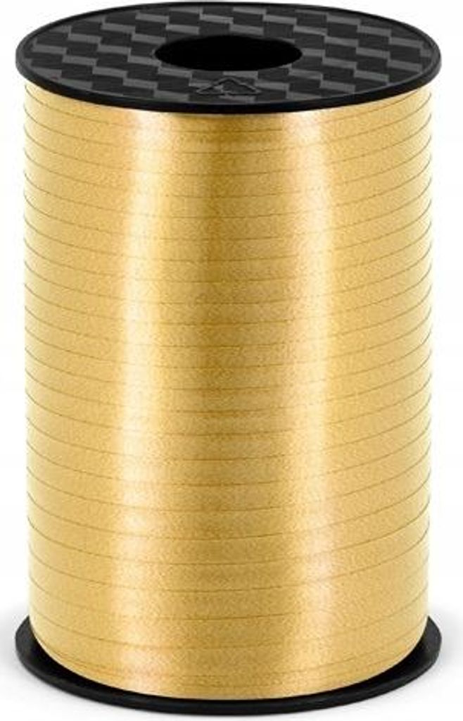 Kunststoffband, gold, 5mm/225m 1 Stk.
