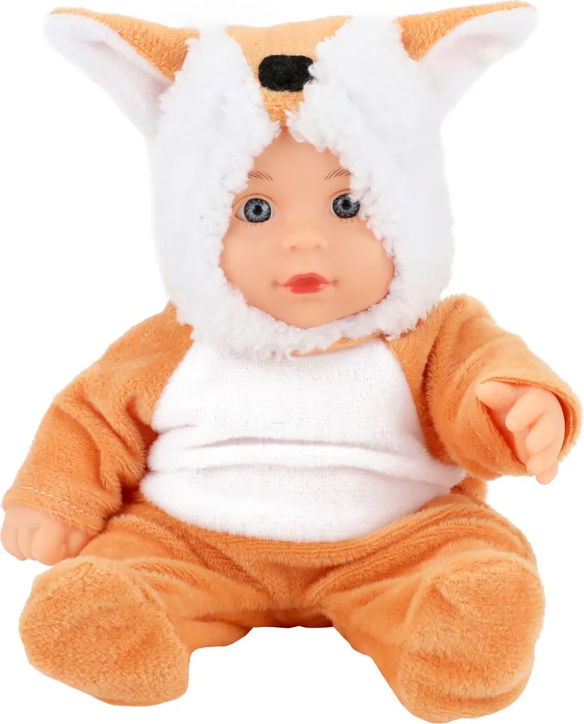 Marionnette à doigt pour bébé Renard Dierenpak - Jouet d'éveil en tissu