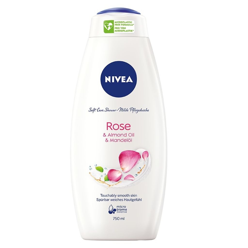 NIVEA Rosen- & Mandelöl-Pflege Duschpflege SHOWER GEL 750ml Produktbild 