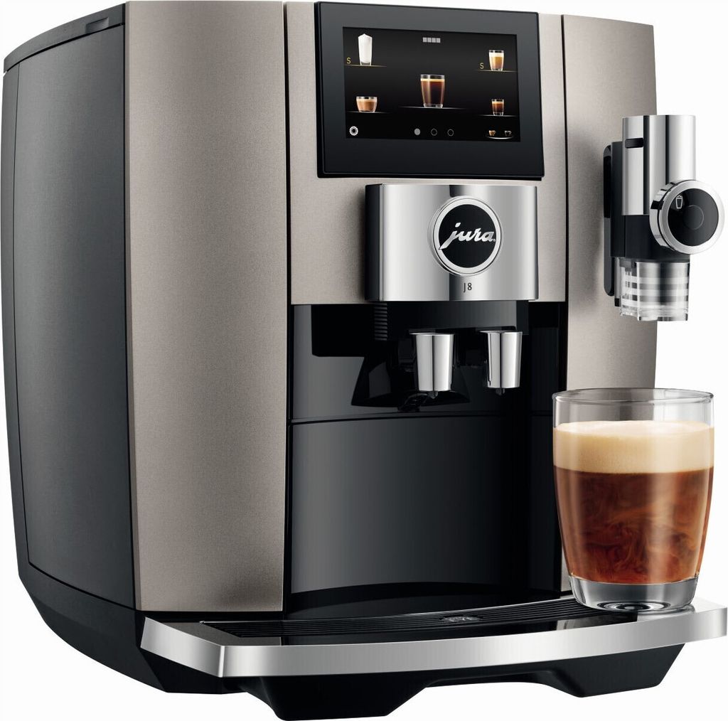 Jura J8 EA Midnight Silver 15471 Kaffeevollautomat  Produktbild 