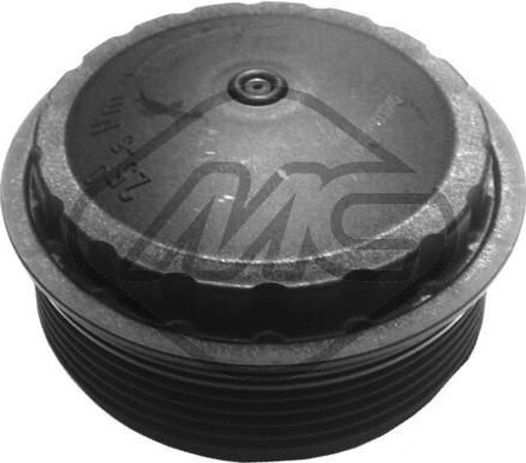 Metalcaucho Deckel Ölfiltergehäuse 03840 für OPEL Vivaro A Kastenwagen (X83) 59mm 105mm 0,15kg 150g