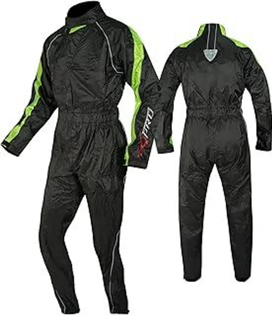 Tuta Pioggia Moto A-Pro Impermeabile Fluo S - Protezione AcquaKill