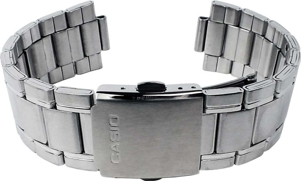 Casio Uhrenarmband | Ersatzband Edelstahl Silberfarben für MTP-1328BD