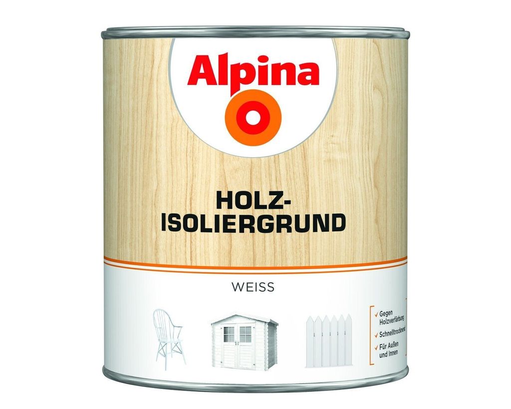 Alpina Holz-Isoliergrund 750 ml weiß