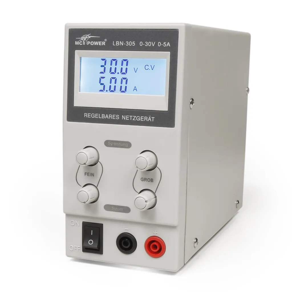 Alimentation de laboratoire McPower LBN-305 réglable 30V 5A avec LCD
