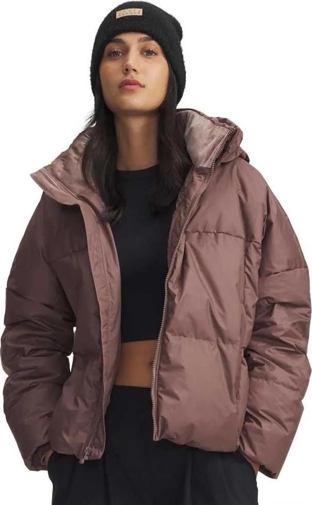 Under Armour Limitless Down Puffer Jacke Braun S Damen Braun S