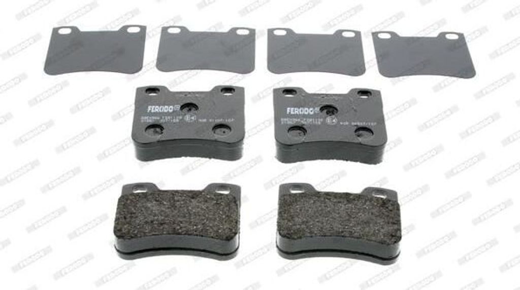 FERODO Bremsbeläge Satz passend für PEUGEOT 106 II Schrägheck (1A, 1C) FDB1109