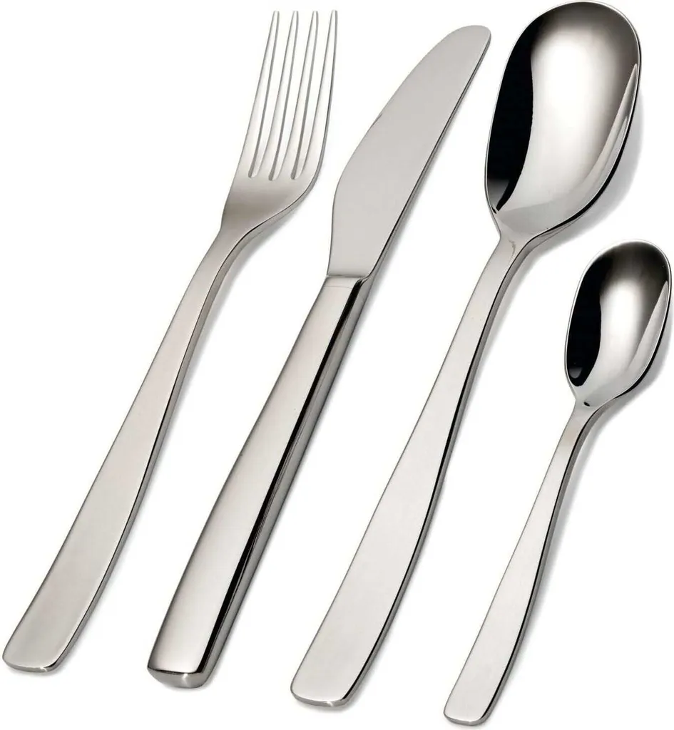Set Regalo Posate Alessi Knifeforkspoon 24 Pezzi AJM22S24M Acciaio 18/10
