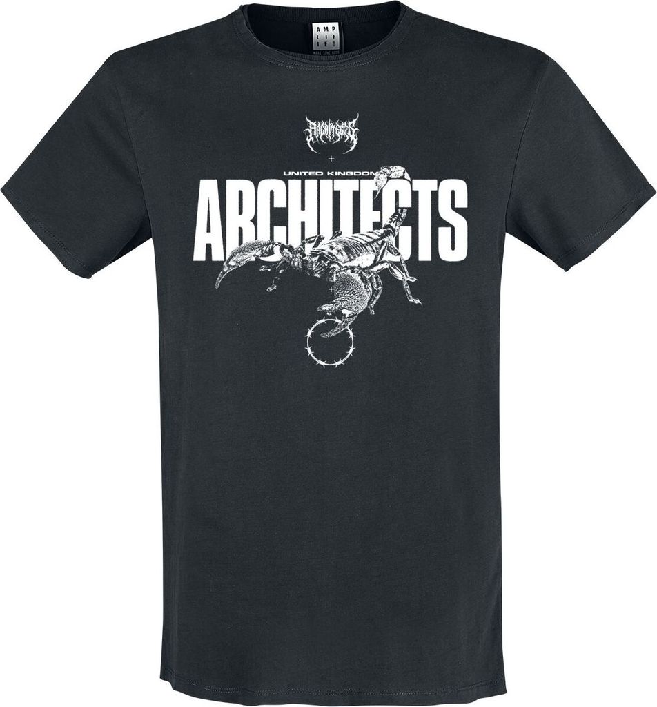 Architects T-Shirt Herren Amplified Collection - Scorpion schwarz XL