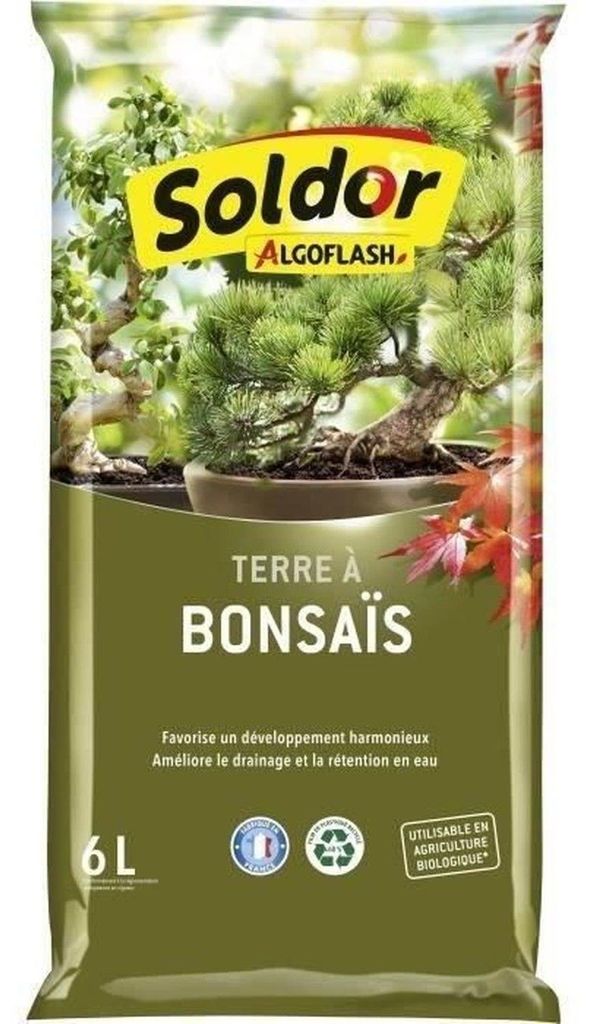 ALGOFLASH - Bonsai-Erde 6 L
