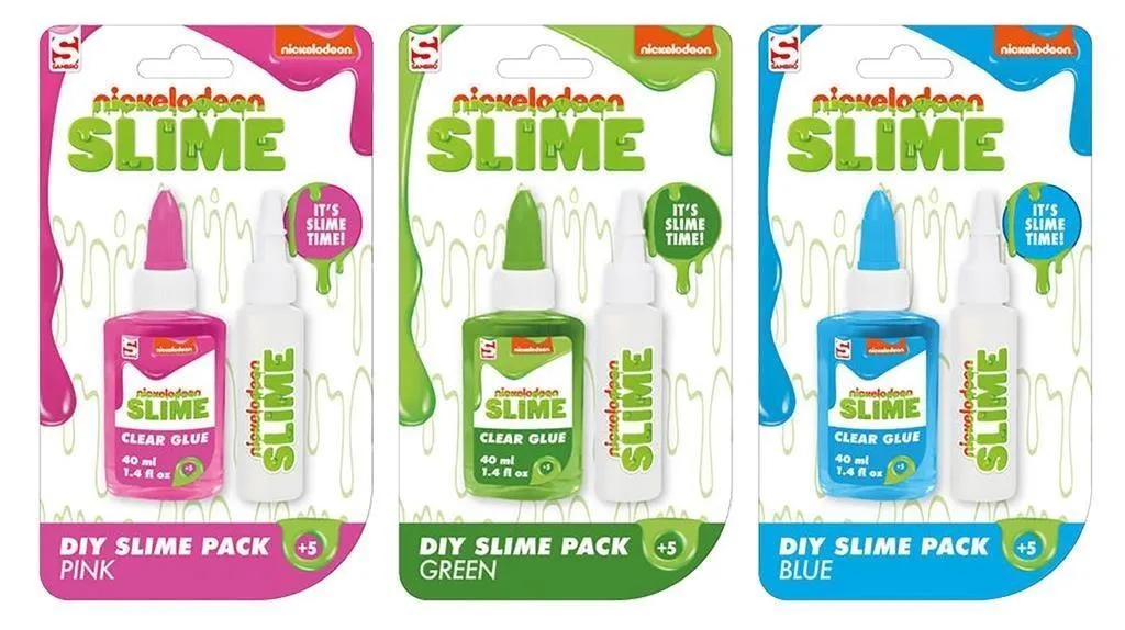 Slime Nickelodeon Sambro Kit DIY sans Taches - Activité Propre Enfant