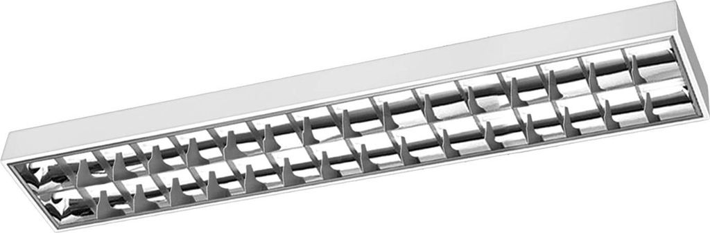 GTV - LED Rasterleuchte 2x120cm T8 Anbau - Leuchten Produktbild 