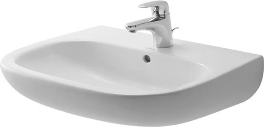 Lavabo di Design Duravit D-Code 60x46 Bianco Lucido - Eleganza Minimal