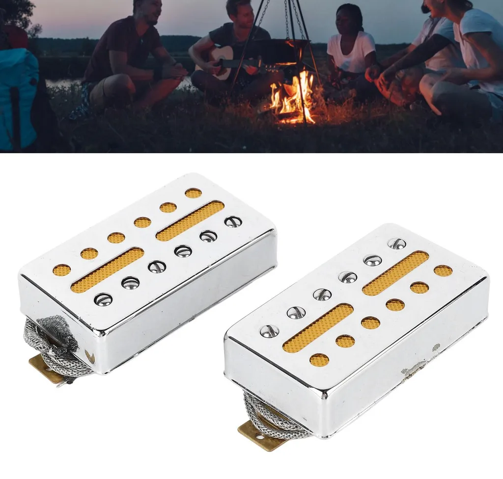 Réparer une Guitare Électrique : Set de Micros 6 Trous Simple Bobinage - 10