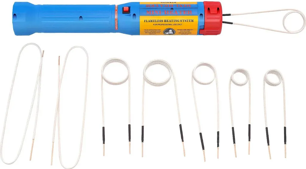 Chauffage à induction 1100W 220V bleu pour boulons et vis grippées
