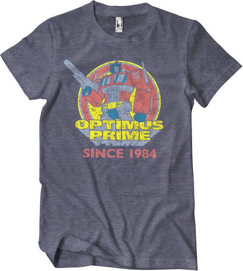 Optimus Prime - Since 1984 T-Shirt - Large - NavyHeather