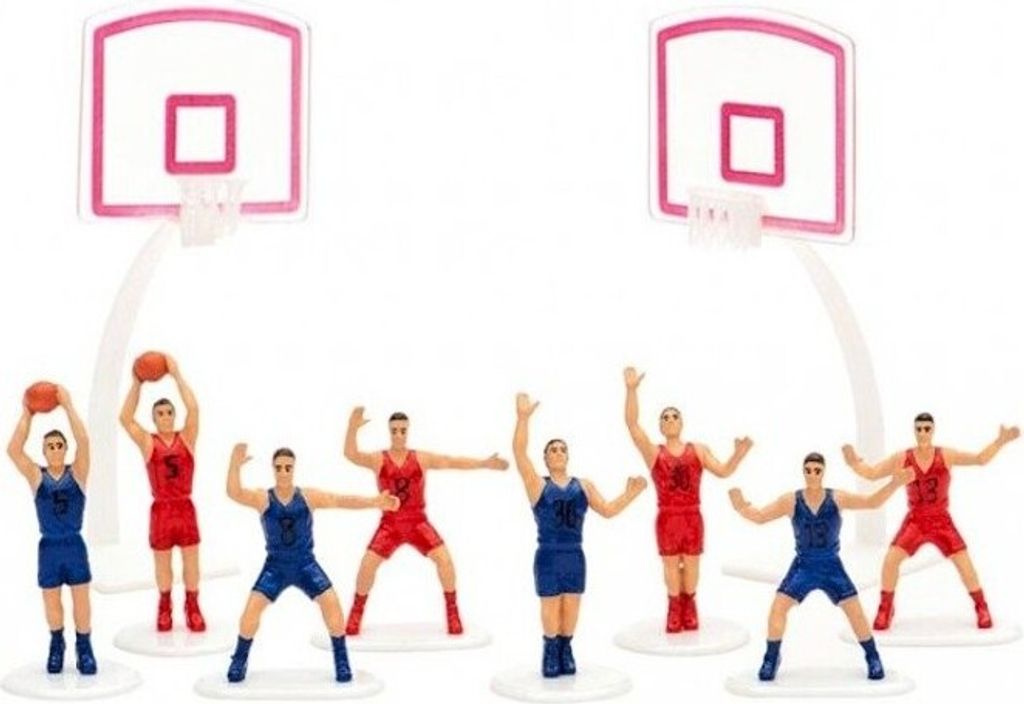 Basketballspieler-Kuchenaufsätze Produktbild 