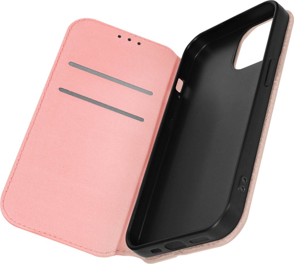 Kunstleder Cover Classic Edition für Apple iPhone 15 Pro – Rosegold