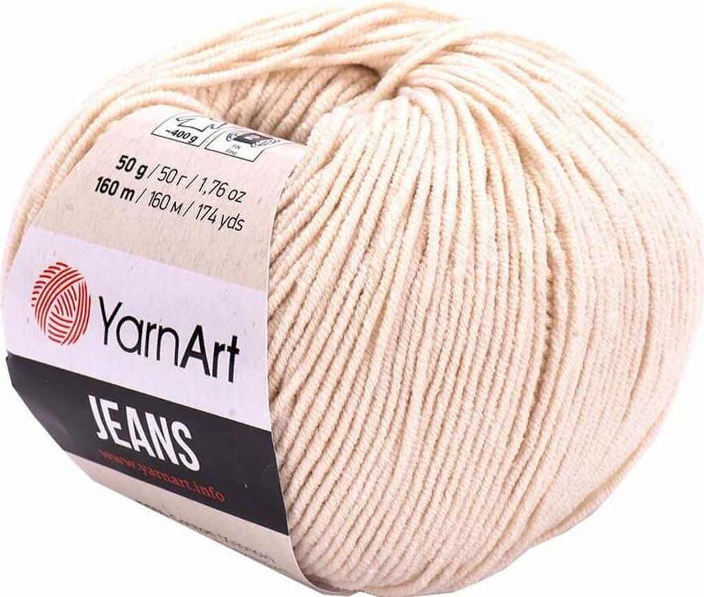 Yarn Art Jeans 05 Cream Strickgarn Produktbild 3
