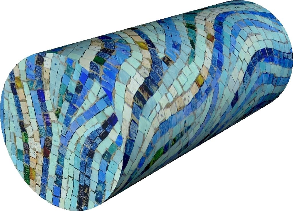 Bertoni Coussin anatomique thermoélastique à roulettes, Image du produit 