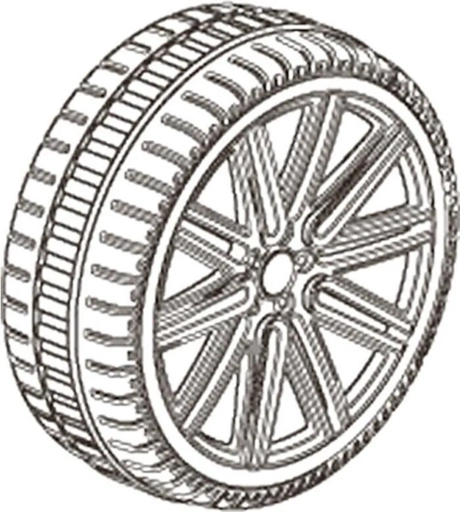 Roue de rechange Audi TTS Jamara - Accessoire pour porteur enfant VE2