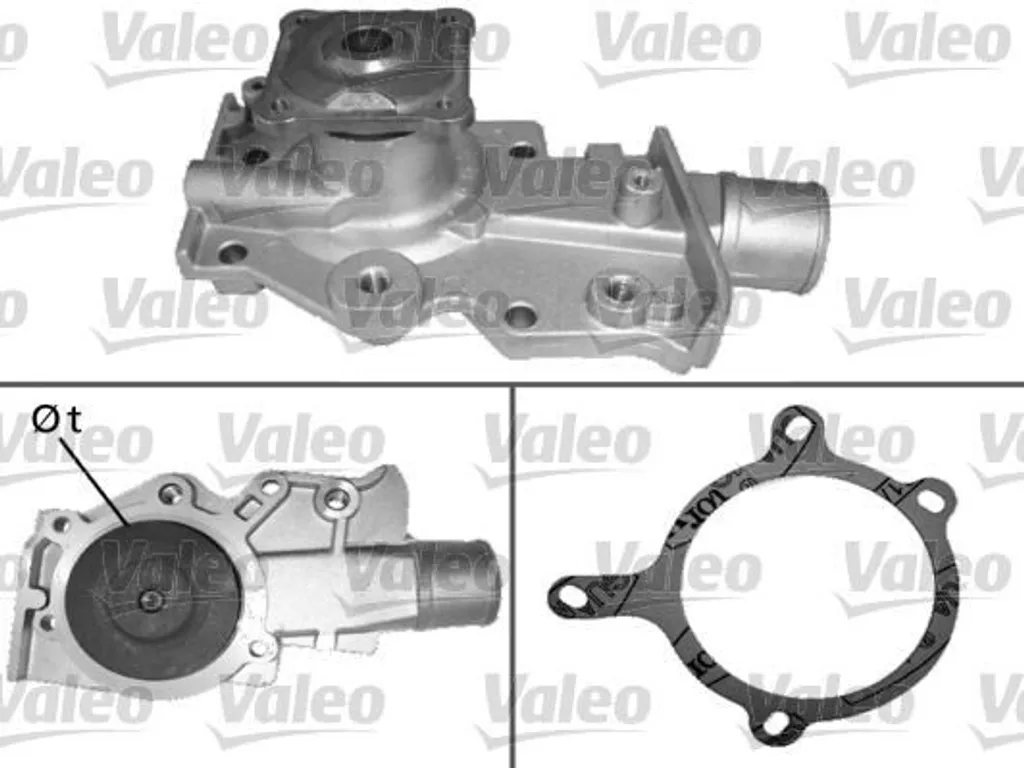 Valeo 506284 Pompe à eau OE PA6004 haute durabilité pour Ford Orion