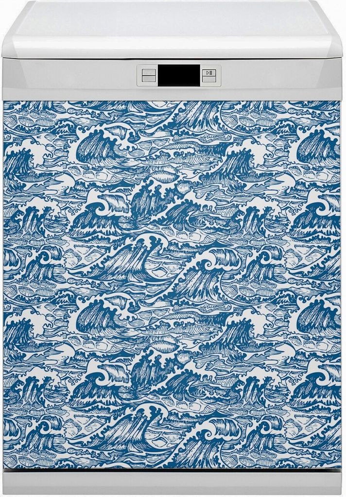 Dekorative Magnetmatte Küche Geschirrspüle 60x80 cm Magnet für Spülmaschine - Sturm